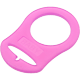 Transparent pacifier adapter rings of your choice : pink