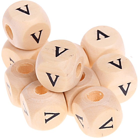 300 кубиков с буквой «V»