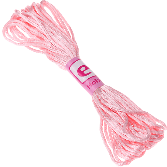 Cordoncino elasticizzato rosa 2 mm – 10 m