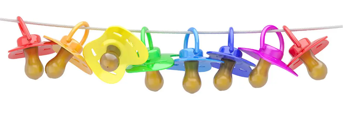Schnullerkette zur Geburt schenken