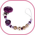 purple soother chain