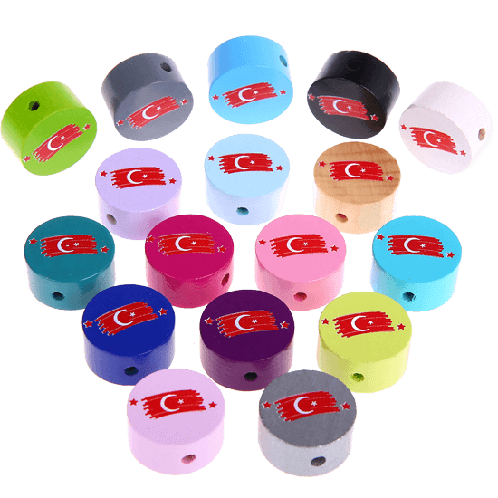 Groet Subjectief Belofte Kraal met motief Turkse vlag ♡ koop online