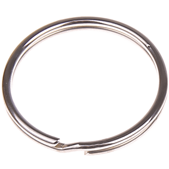 5 pezzi in ottone massiccio anelli spaccati doppio anello portachiavi 10-35mm portachiavi portachiavi portachiavi fai da te hardware artigianale in pelle-diametro esterno 10 mm 