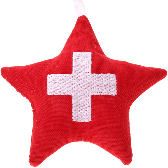 Estrella de tela Suiza